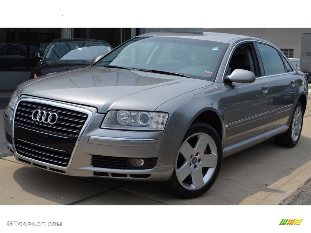 2004 A8 L 4.2 quattro - Atlas Grey Metallic / Black photo #1
