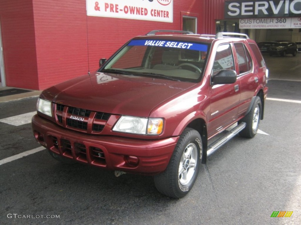 2003 Rodeo S V6 - Currant Red / Beige photo #1
