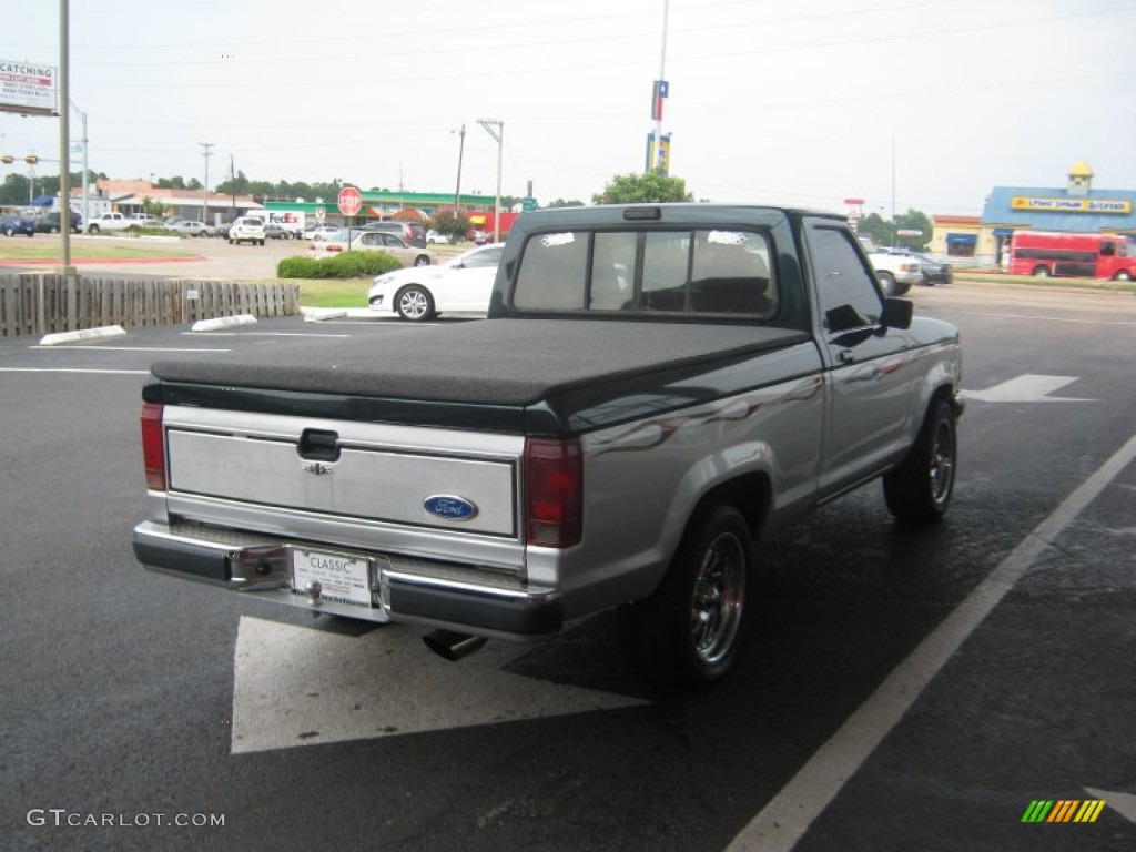 1990 Ranger XLT Regular Cab - Hunter Green Metallic / Light Sandalwood photo #5