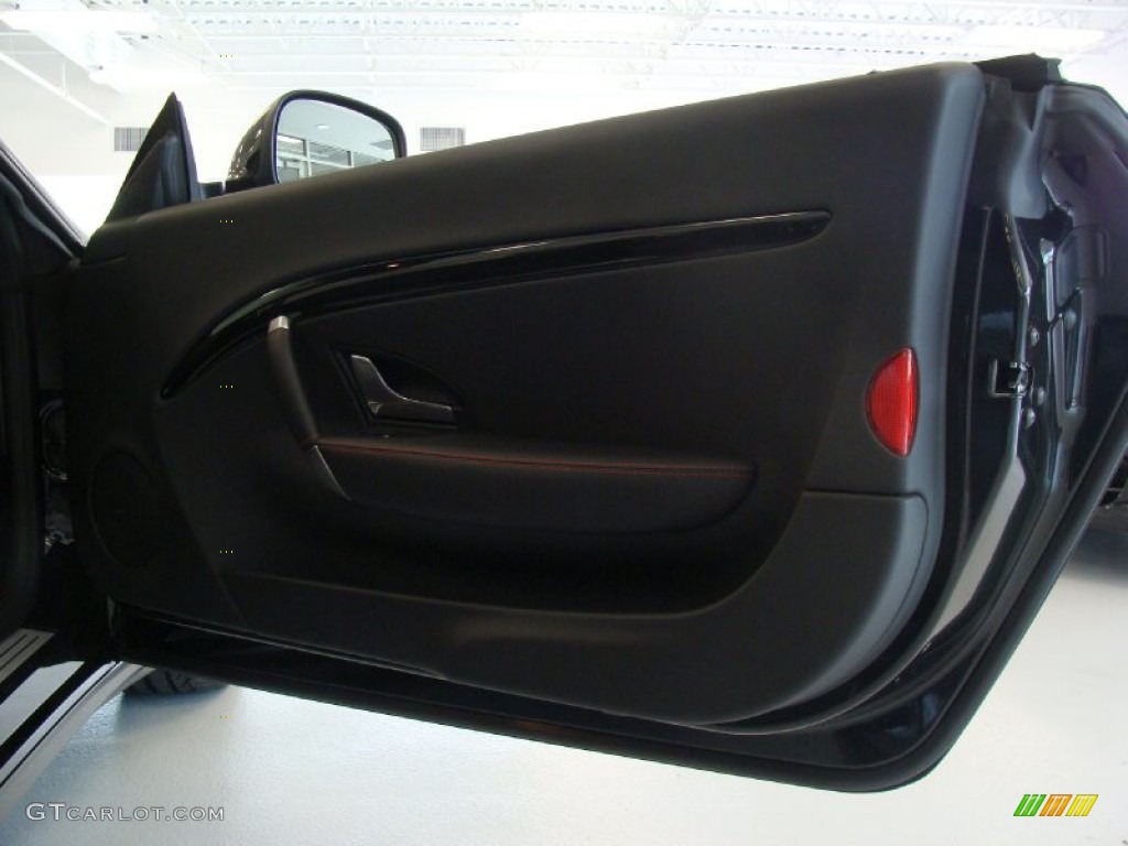 2011 Maserati GranTurismo Convertible GranCabrio Nero Door Panel Photo #51465207