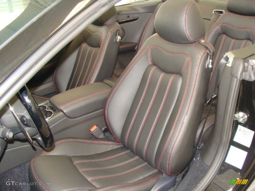 Nero Interior 2011 Maserati GranTurismo Convertible GranCabrio Photo #51465330