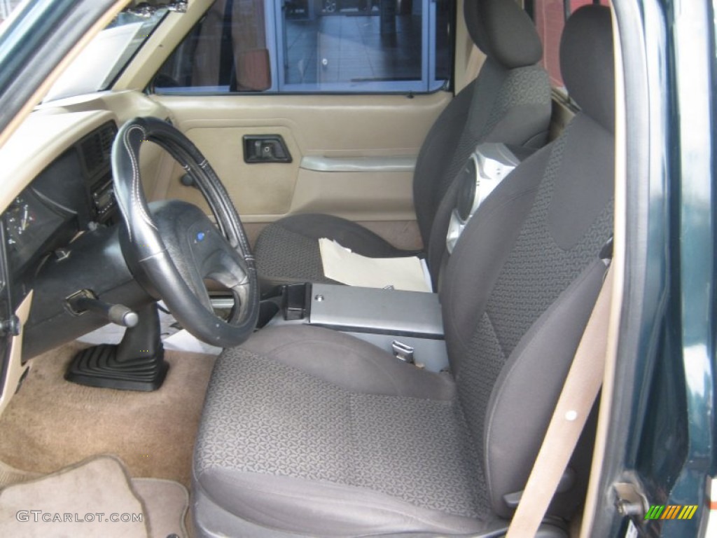 1990 Ranger XLT Regular Cab - Hunter Green Metallic / Light Sandalwood photo #14