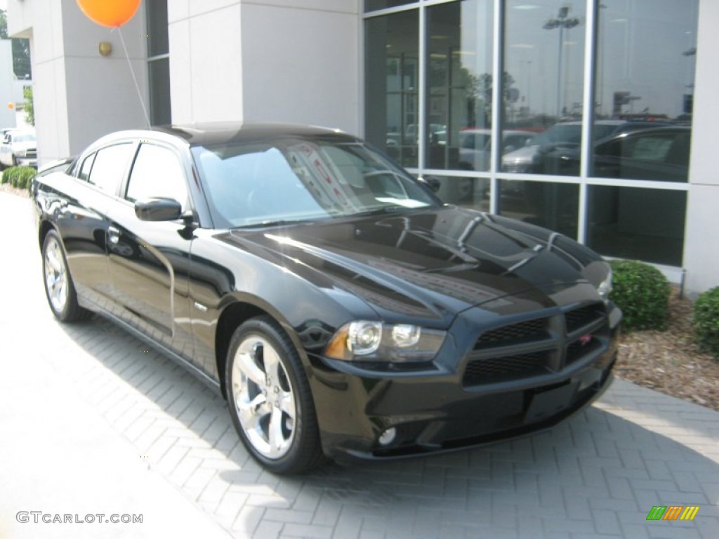 2011 Charger R/T Road & Track - Brilliant Black Crystal Pearl / Black photo #4