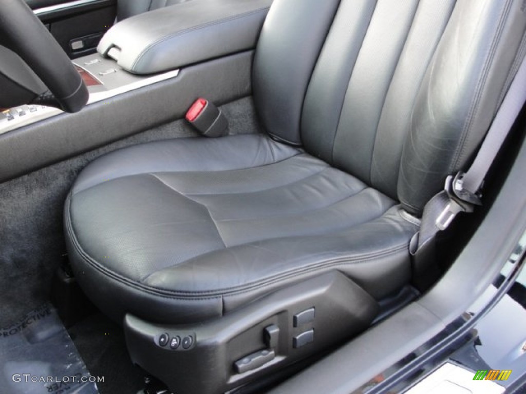 Ebony Interior 2007 Cadillac XLR Roadster Photo #51465657