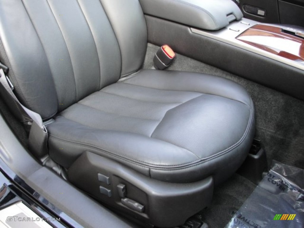 Ebony Interior 2007 Cadillac XLR Roadster Photo #51465666