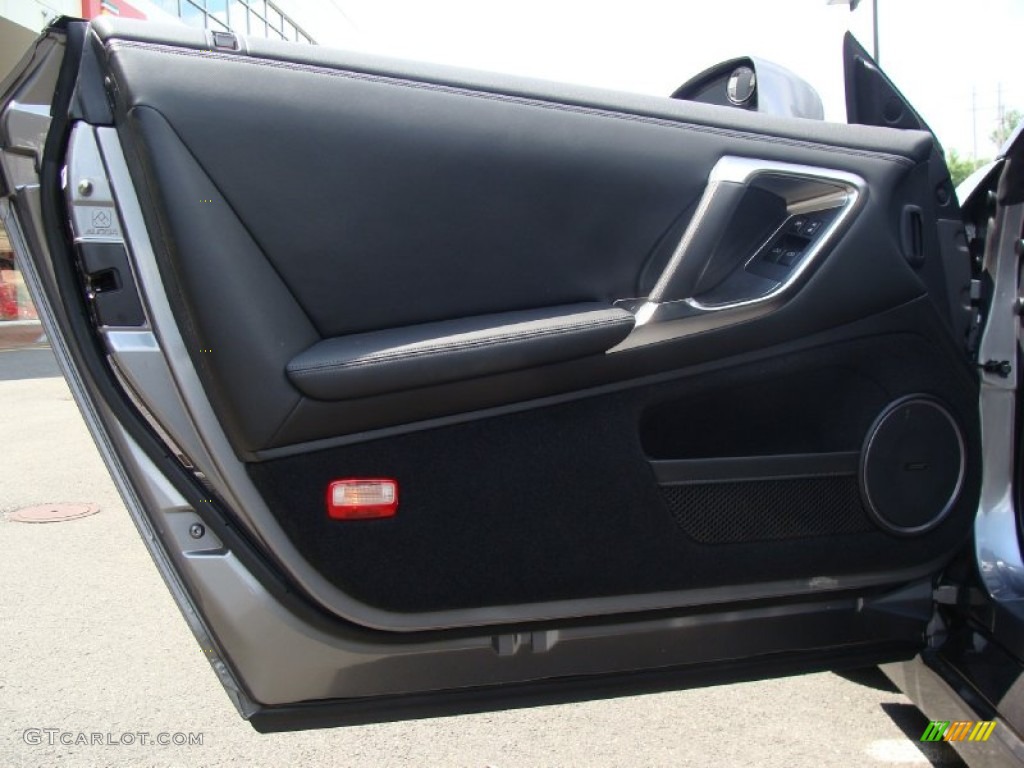 2010 Nissan GT-R Premium Black Door Panel Photo #51465849