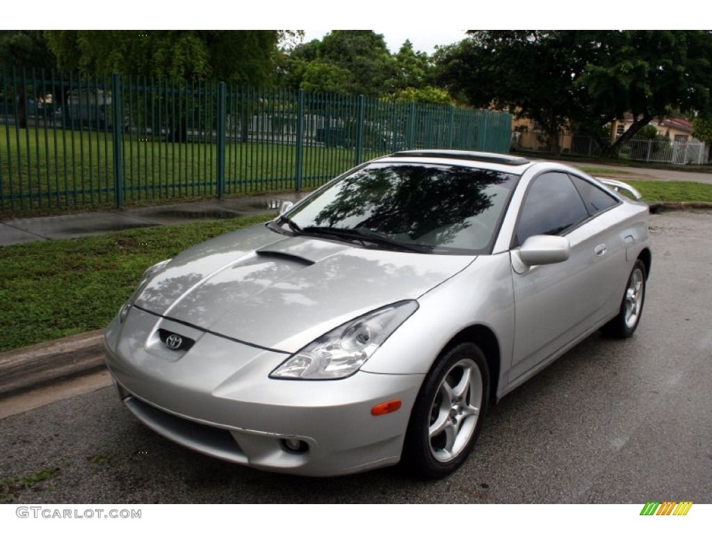 Liquid Silver Toyota Celica