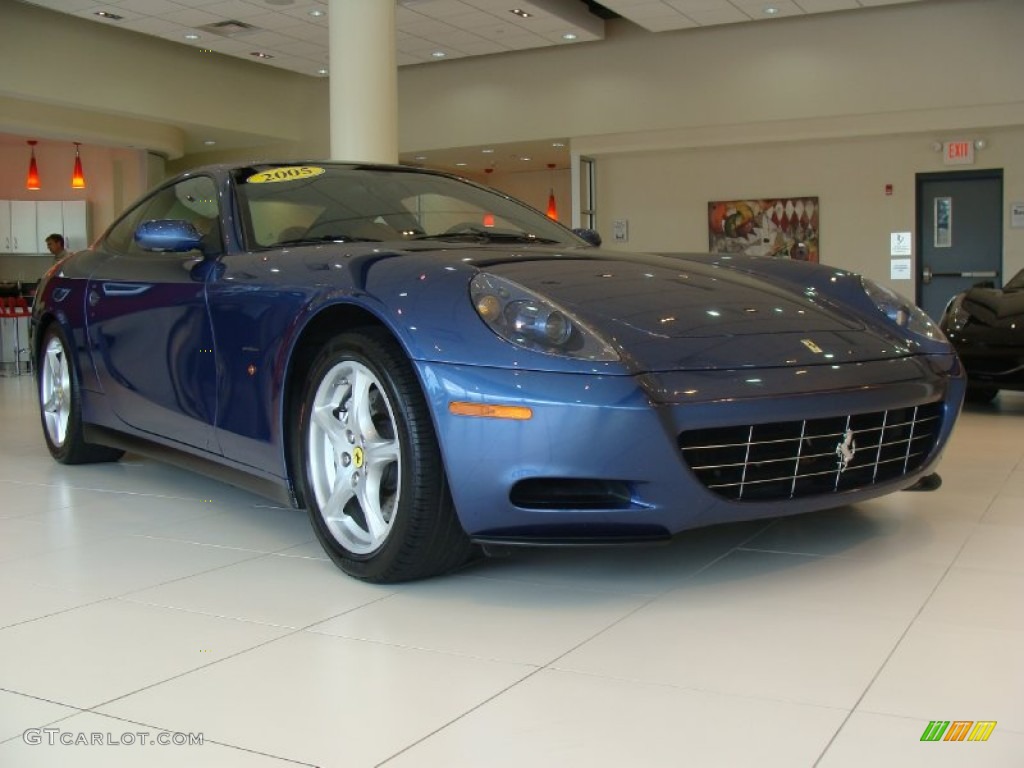 Blue 2005 Ferrari 612 Scaglietti F1A Exterior Photo #51466107