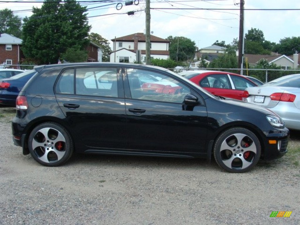 Deep Black Metallic 2011 Volkswagen GTI 4 Door Autobahn Edition Exterior Photo #51466662