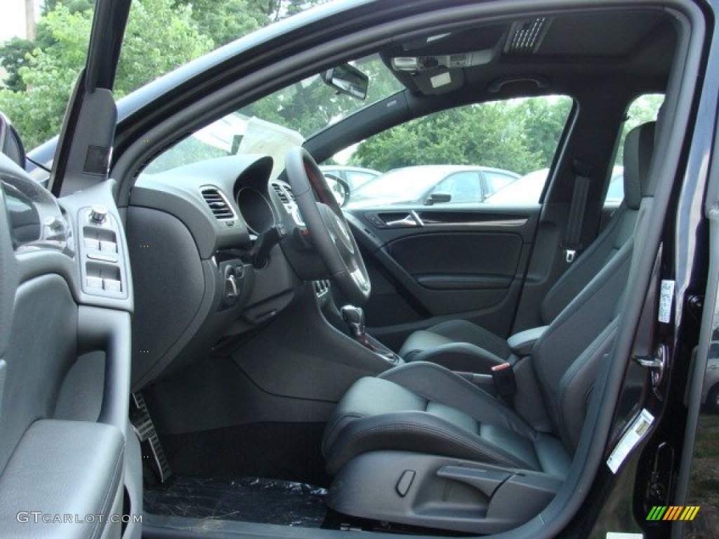 Titan Black Interior 2011 Volkswagen GTI 4 Door Autobahn Edition Photo #51466674
