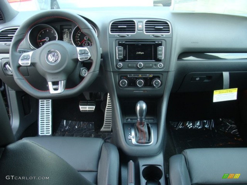 2011 Volkswagen GTI 4 Door Autobahn Edition Titan Black Dashboard Photo #51466686
