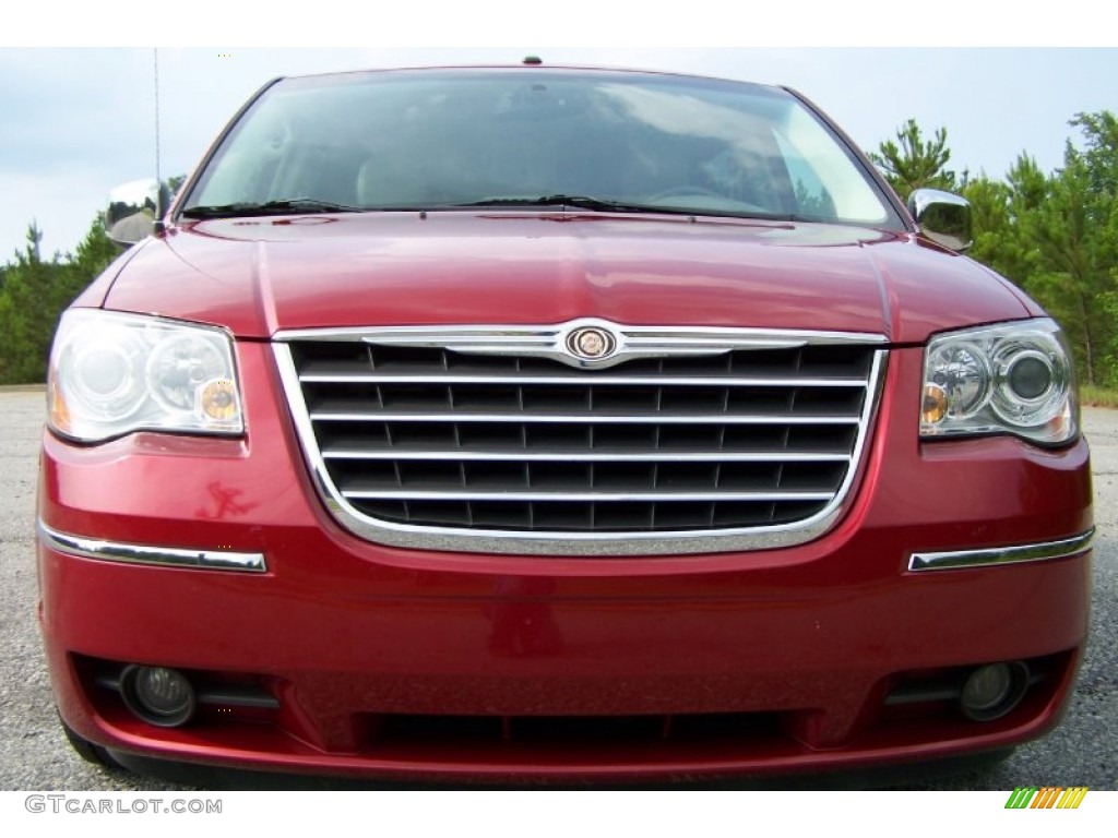 2008 Town & Country Limited - Inferno Red Crystal Pearlcoat / Medium Slate Gray/Light Shale photo #1