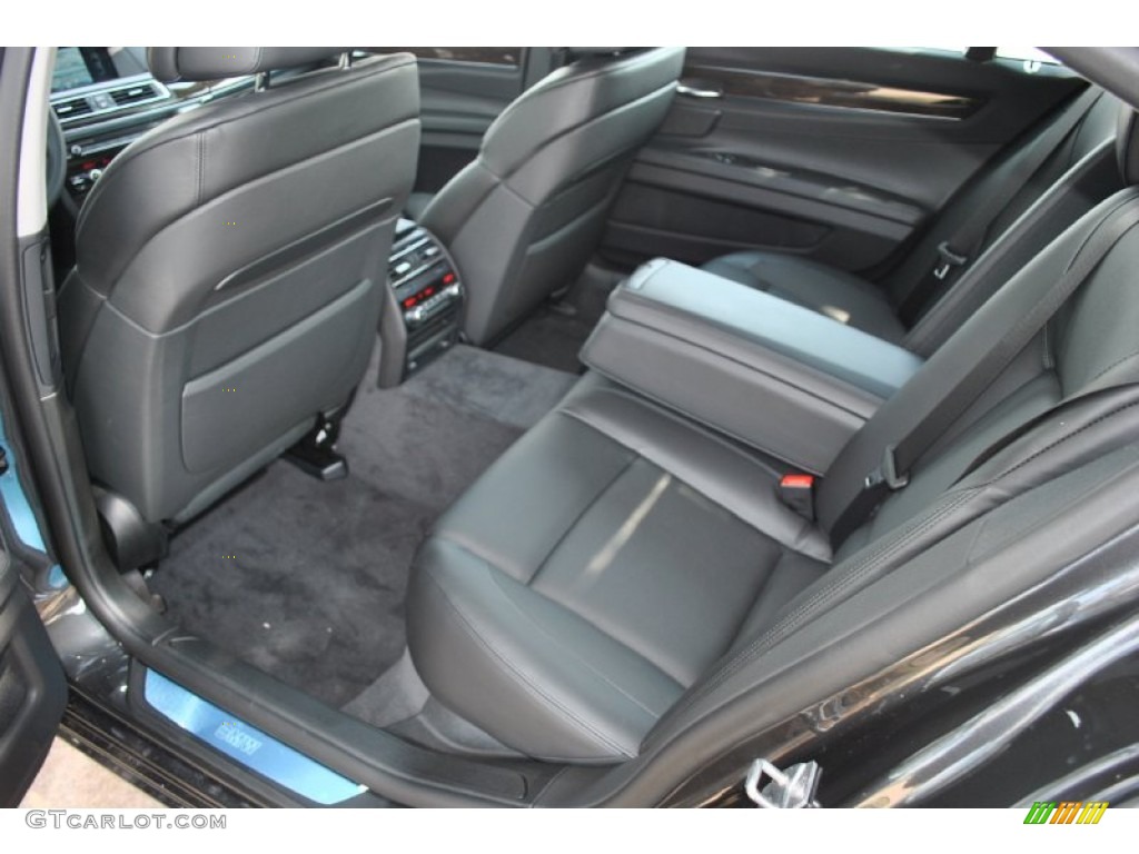 2012 7 Series 750Li Sedan - Dark Graphite Metallic / Black photo #15