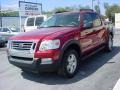 2007 Red Fire Ford Explorer Sport Trac XLT  photo #8