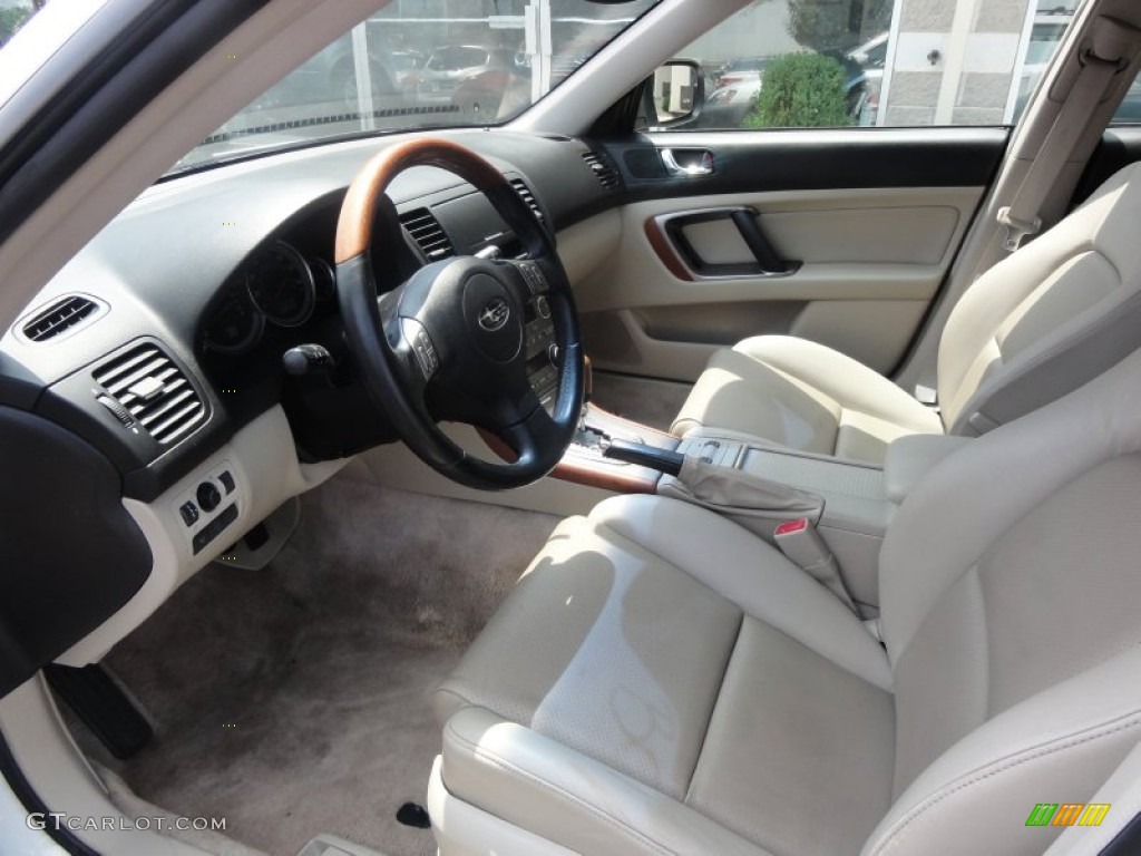 Taupe Interior 2005 Subaru Outback 3.0 R L.L. Bean Edition Wagon Photo #51471960