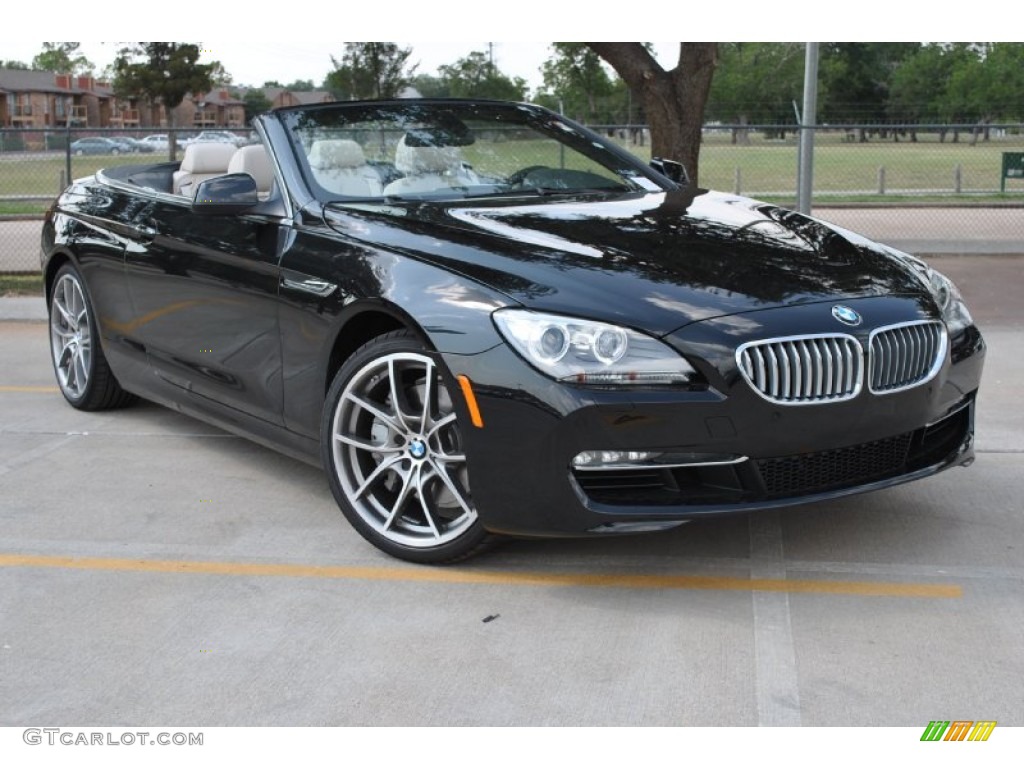 Black Sapphire Metallic 2012 BMW 6 Series 650i Convertible Exterior Photo #51471963
