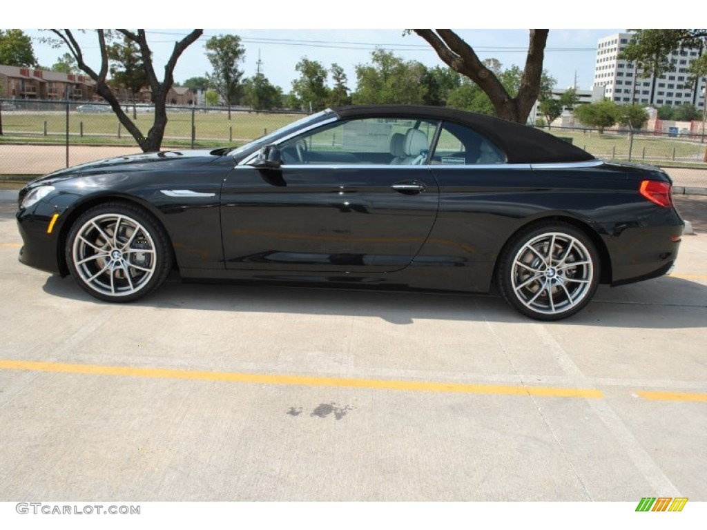 Black Sapphire Metallic 2012 BMW 6 Series 650i Convertible Exterior Photo #51471990