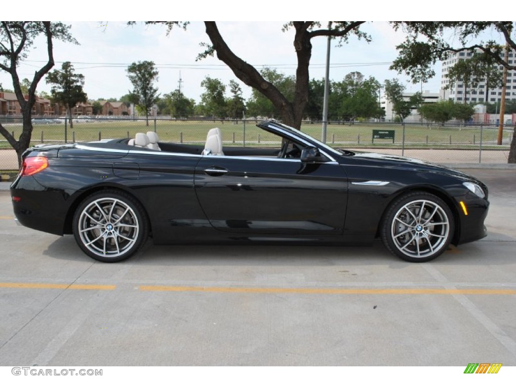 Black Sapphire Metallic 2012 BMW 6 Series 650i Convertible Exterior Photo #51472014