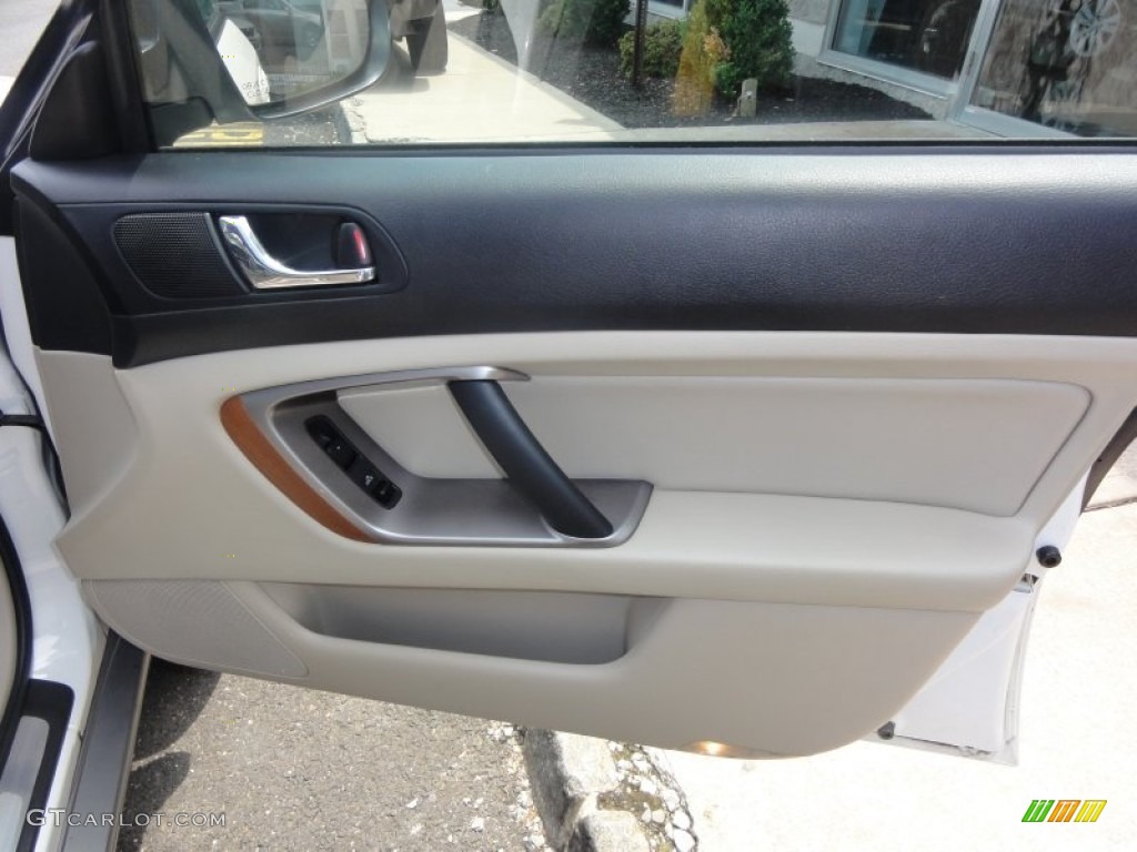 2005 Subaru Outback 3.0 R L.L. Bean Edition Wagon Taupe Door Panel Photo #51472077