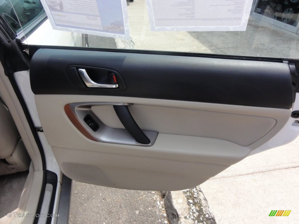2005 Subaru Outback 3.0 R L.L. Bean Edition Wagon Taupe Door Panel Photo #51472089
