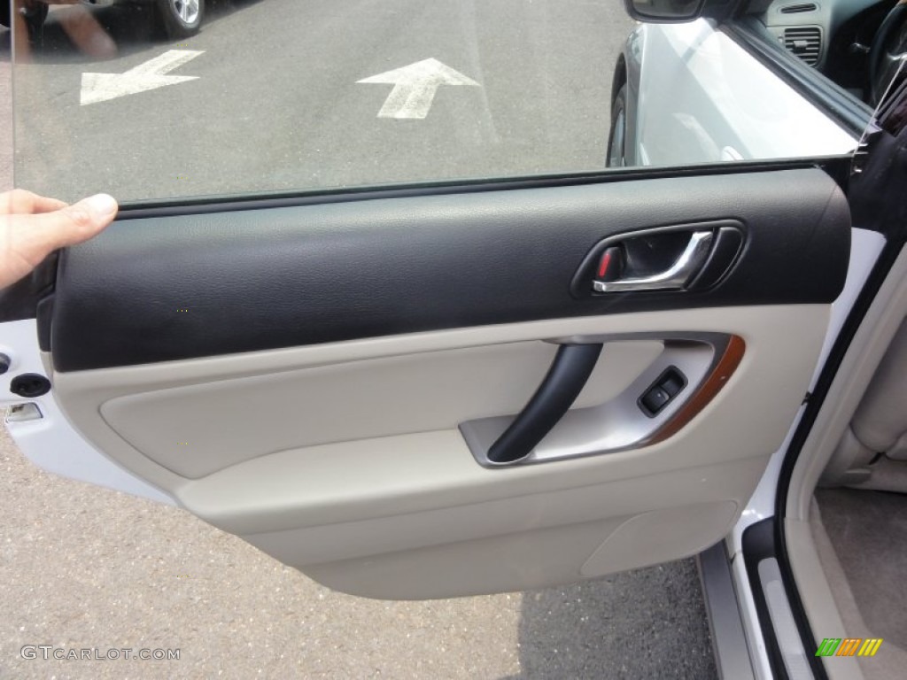2005 Subaru Outback 3.0 R L.L. Bean Edition Wagon Taupe Door Panel Photo #51472134