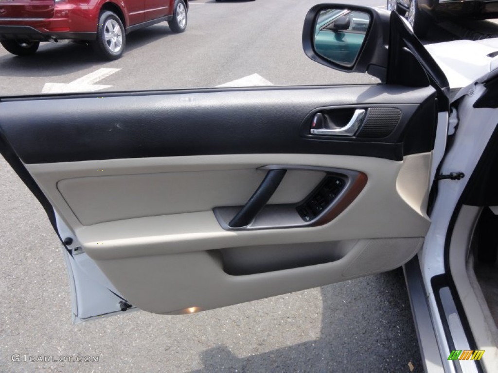 2005 Subaru Outback 3.0 R L.L. Bean Edition Wagon Taupe Door Panel Photo #51472149