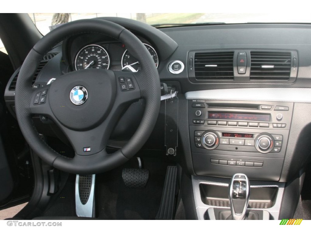 2012 1 Series 135i Convertible - Black Sapphire Metallic / Black photo #10
