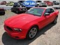 2011 Race Red Ford Mustang V6 Premium Convertible  photo #2