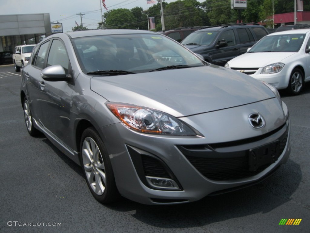 Liquid Silver Metallic 2010 Mazda MAZDA3 s Sport 5 Door Exterior Photo #51473844