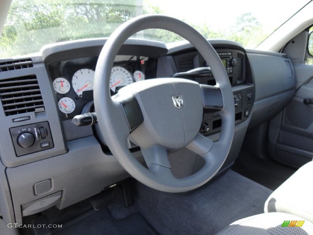 2006 Ram 1500 ST Regular Cab - Bright White / Medium Slate Gray photo #6