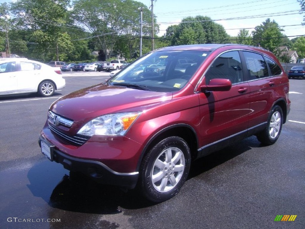 2008 CR-V EX-L 4WD - Tango Red Pearl / Gray photo #27