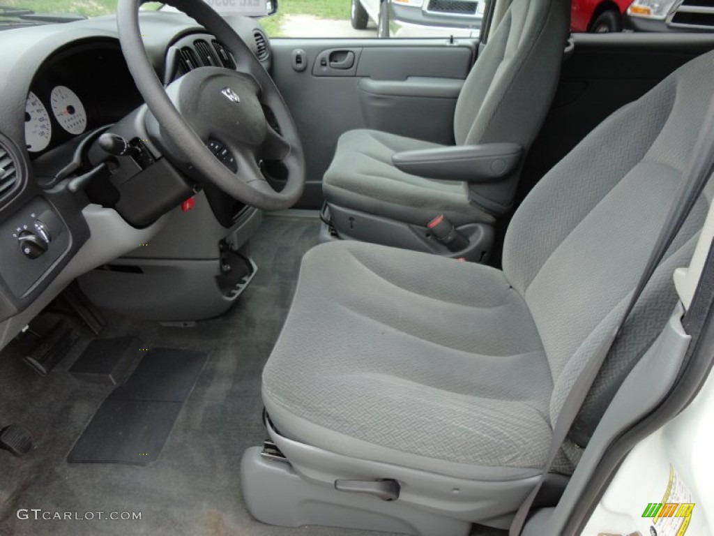 Medium Slate Gray Interior 2005 Dodge Caravan SE Photo #51476217
