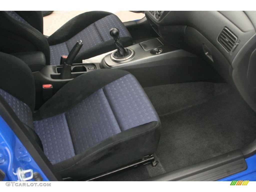 Black/Blue Interior 2003 Mitsubishi Lancer Evolution VIII Photo #51476751