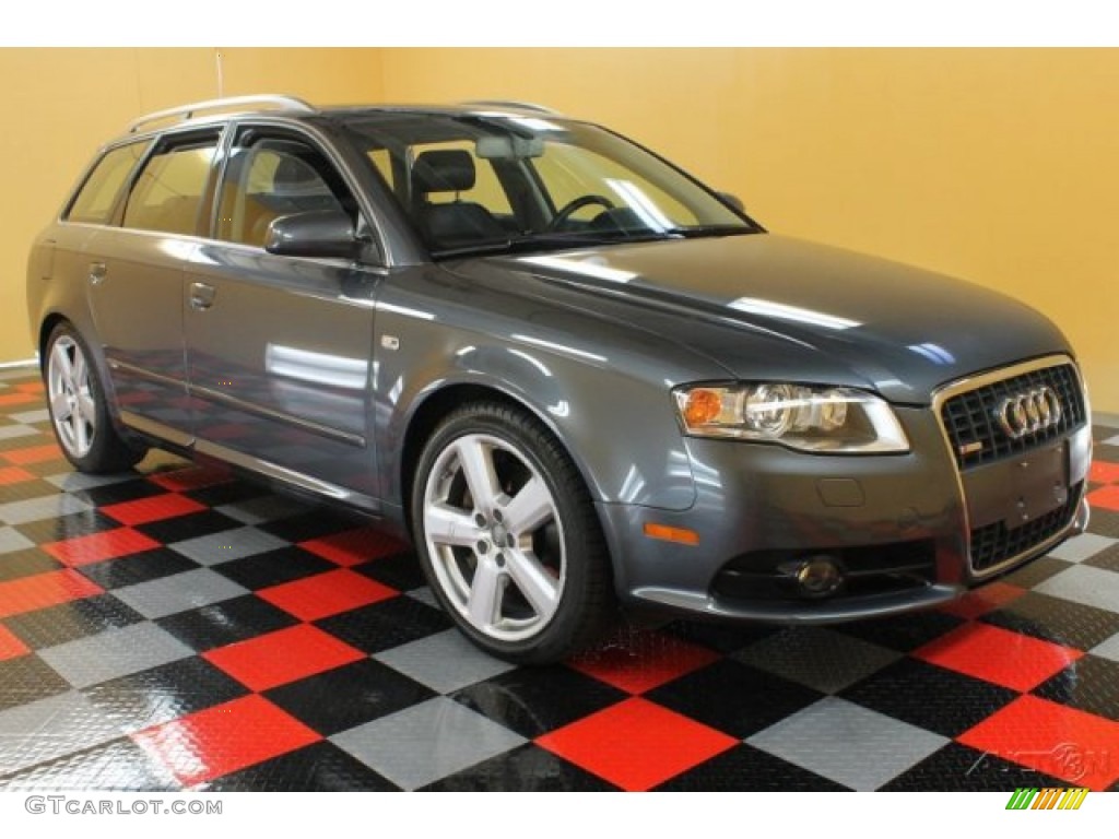 2008 A4 3.2 quattro Avant - Dolphin Grey Metallic / Black photo #1