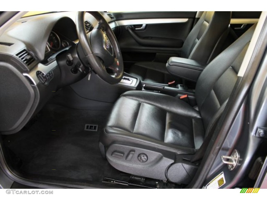 Black Interior 2008 Audi A4 3.2 quattro Avant Photo #51477675