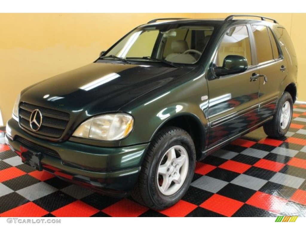 2001 ML 320 4Matic - Cypress Green Metallic / Java photo #2