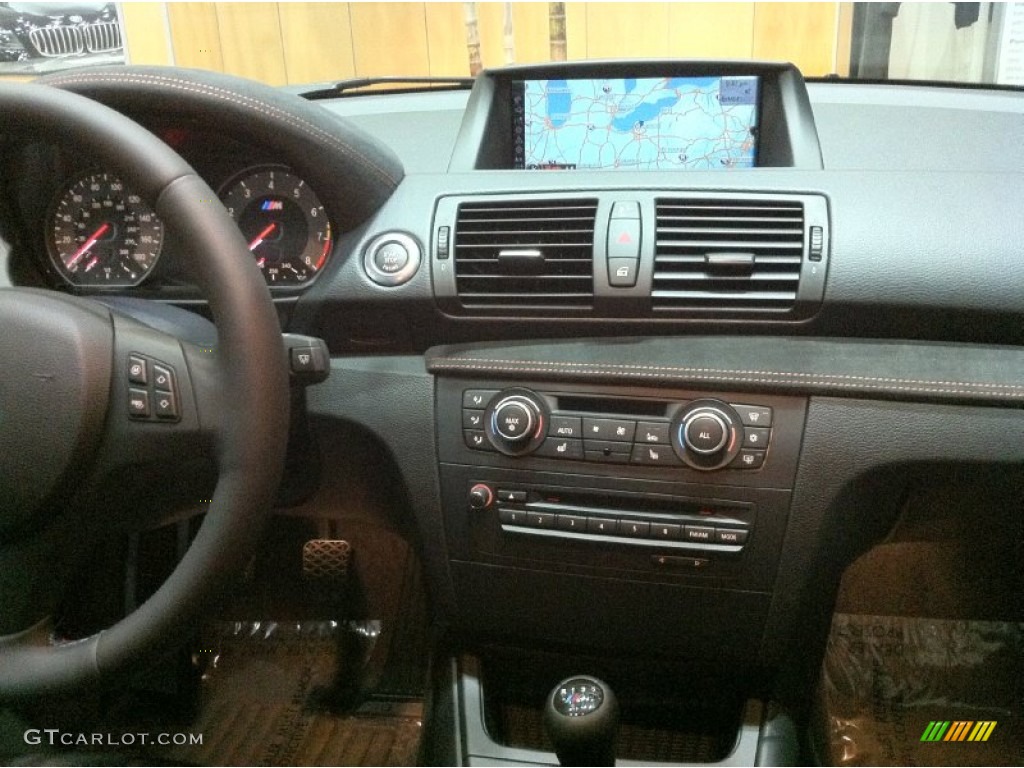 2011 BMW 1 Series M Coupe Black Dashboard Photo #51480214