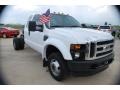 Front 3/4 View of 2008 F350 Super Duty XL Regular Cab 4x4 Chassis