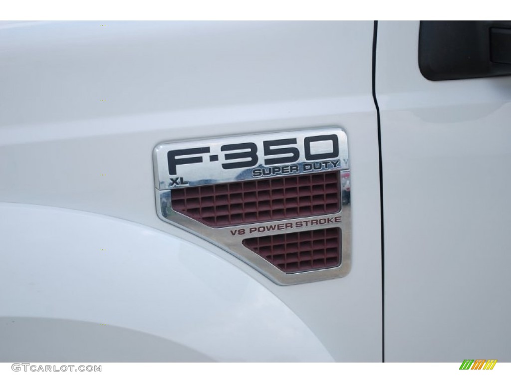 2008 Ford F350 Super Duty XL Regular Cab 4x4 Chassis Marks and Logos Photos