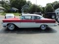 Red/White 1958 Chevrolet Biscayne 2 Door Coupe