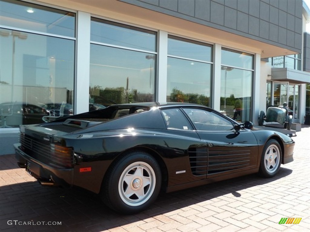 Black 1987 Ferrari Testarossa Standard Testarossa Model Exterior Photo #51480820