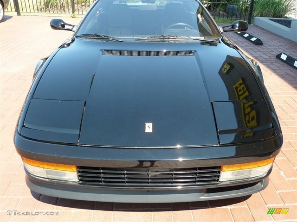 Black 1987 Ferrari Testarossa Standard Testarossa Model Exterior Photo #51480886