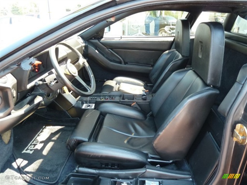 Black Interior 1987 Ferrari Testarossa Standard Testarossa Model Photo #51481045