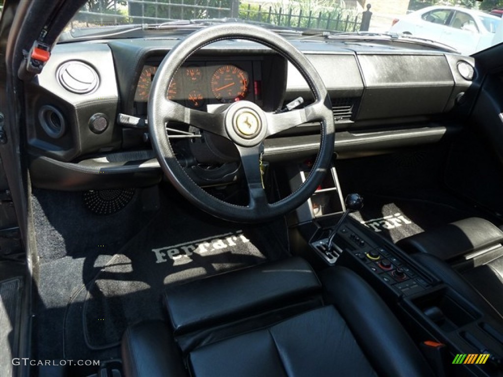 1987 Ferrari Testarossa Standard Testarossa Model Black Dashboard Photo #51481060