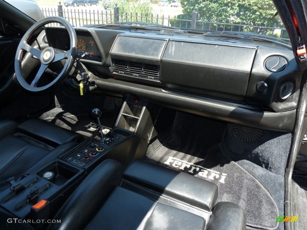 1987 Ferrari Testarossa Standard Testarossa Model Black Dashboard Photo #51481078