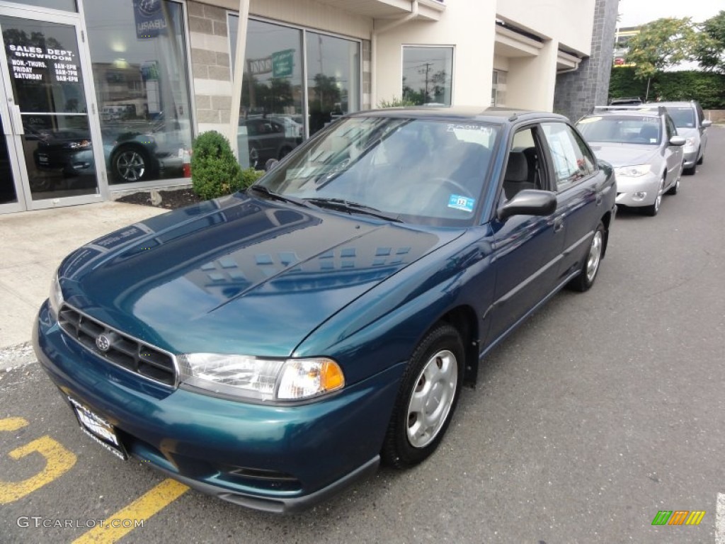 1998 Legacy L Sedan - Spruce Pearl Metallic / Gray photo #1