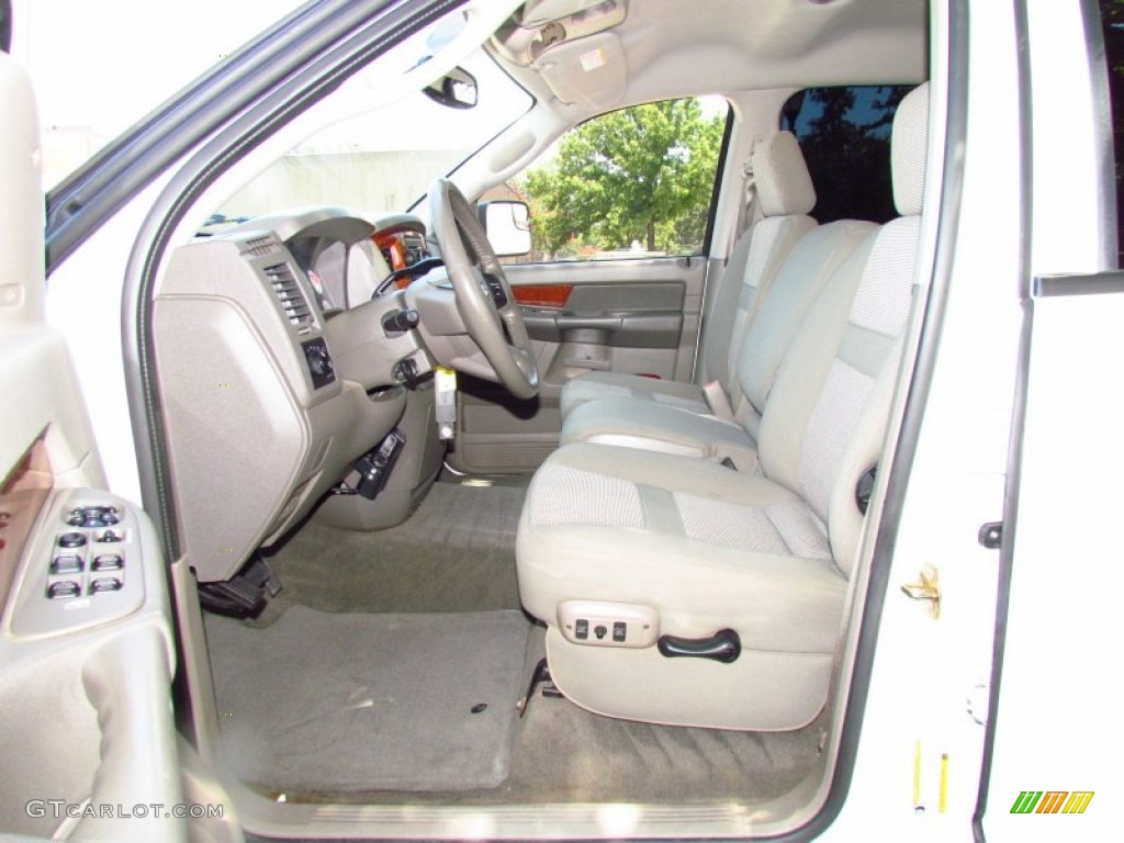 Khaki Interior 2006 Dodge Ram 3500 SLT Quad Cab 4x4 Photo #51482884