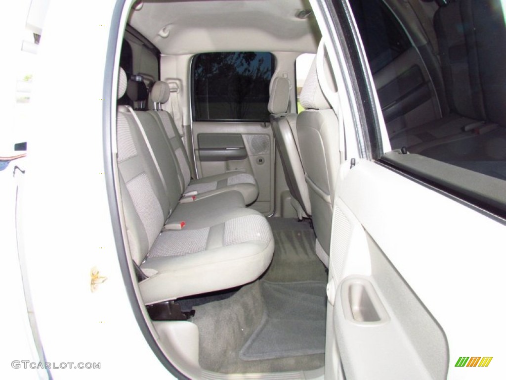 Khaki Interior 2006 Dodge Ram 3500 SLT Quad Cab 4x4 Photo #51482914
