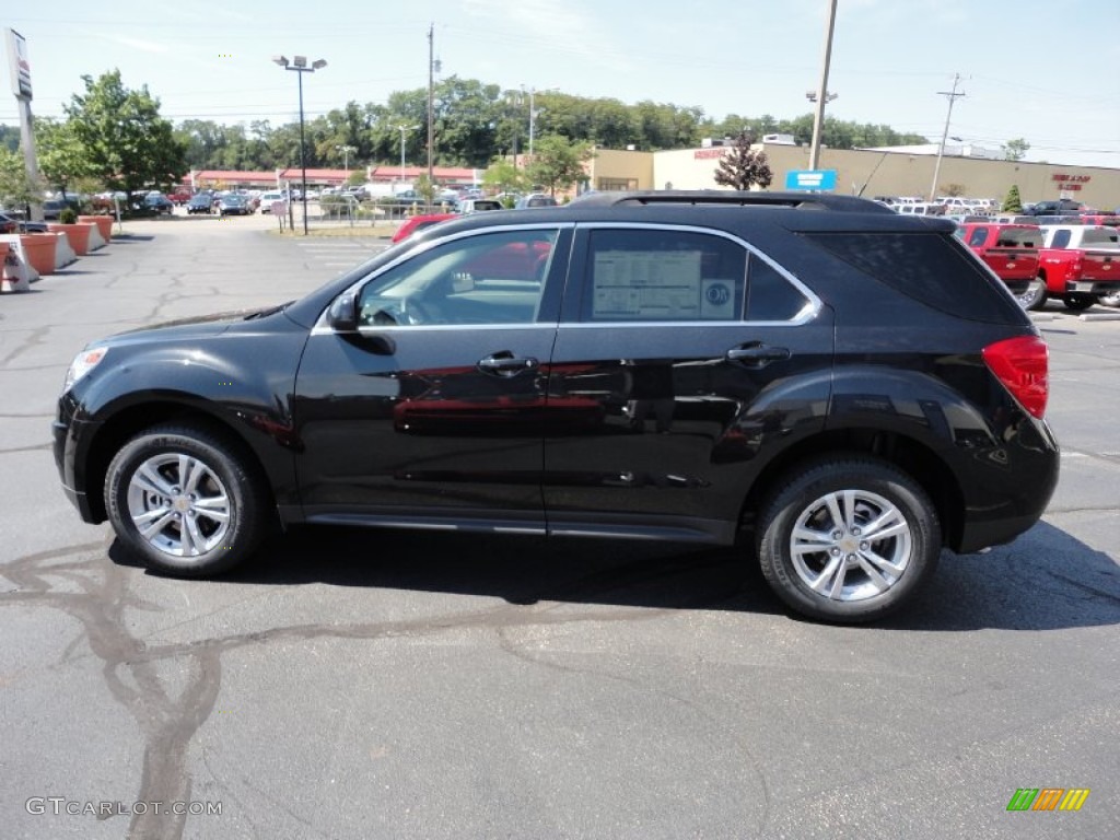 2011 Equinox LT AWD - Black Granite Metallic / Jet Black photo #4