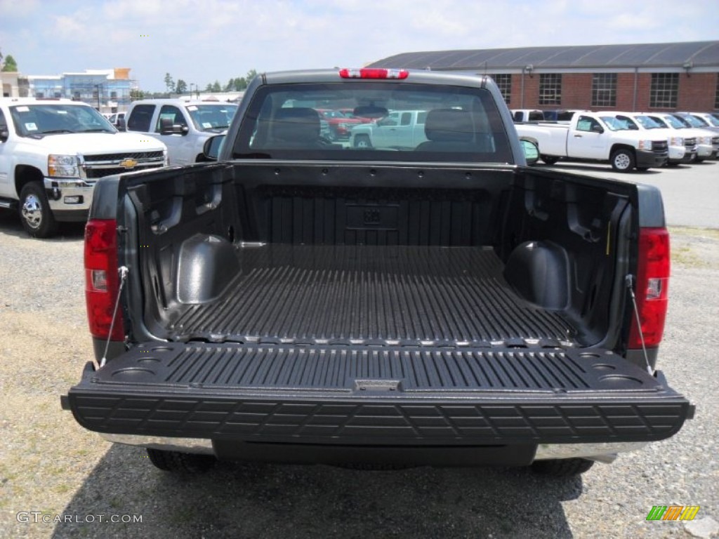 2011 Silverado 1500 Regular Cab 4x4 - Steel Green Metallic / Dark Titanium photo #14